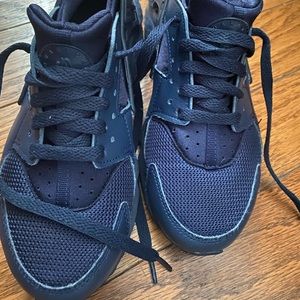 Nike huaraches blue sneakers size:4.5
